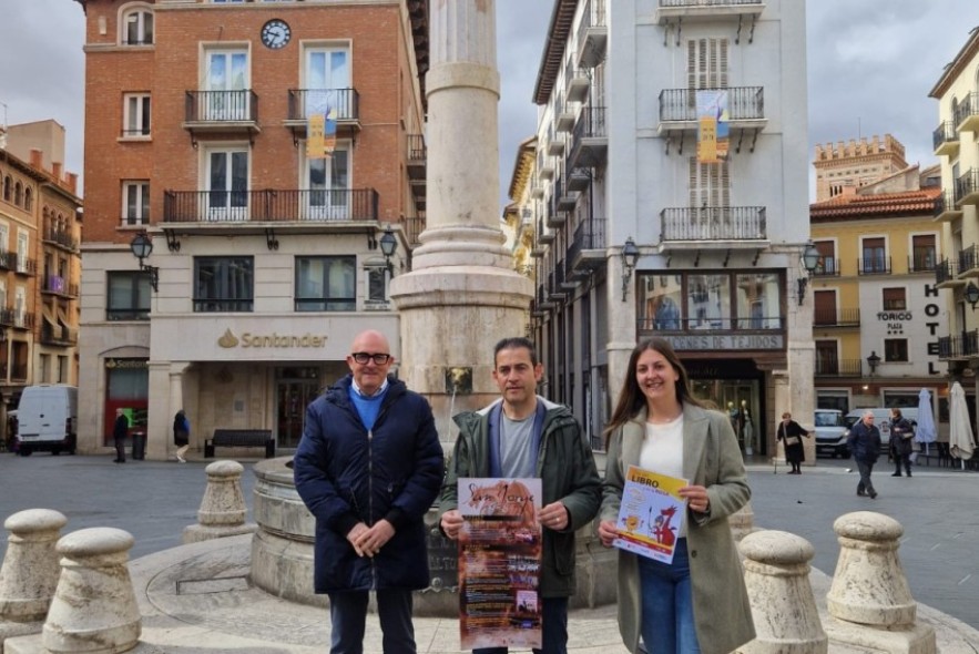 Espectáculo, música, libros y rosas para celebrar San Jorge 2025 en Teruel
